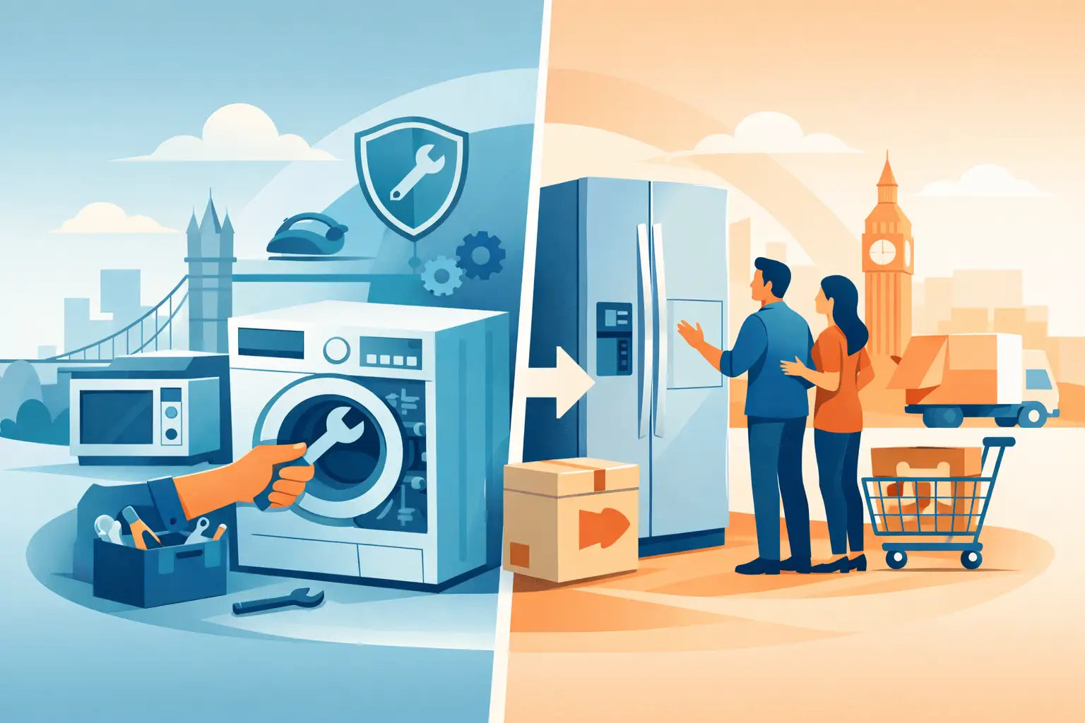 Repairing Appliances vs Replacing Them in the UK