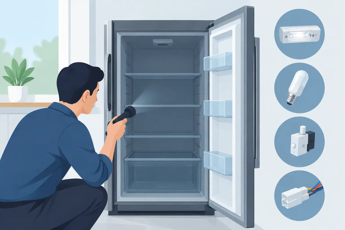 Why Fridge Light Stays Off and What to Check