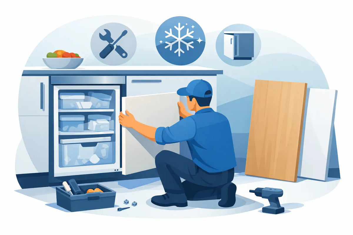 How to Fit Freezer Fronts Without the Fuss