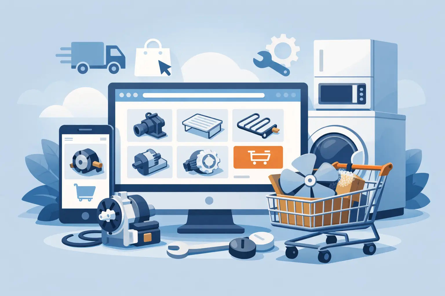 Buying Replacement Appliance Parts Online