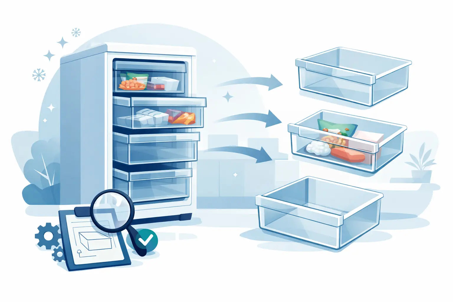 Freezer Drawers: Find the Right Replacement