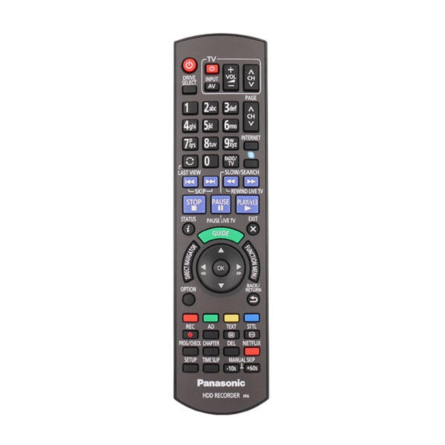 Genuine N2QAYB000780 HDD Recorder Remote Control For Panasonic DMR-PWT520