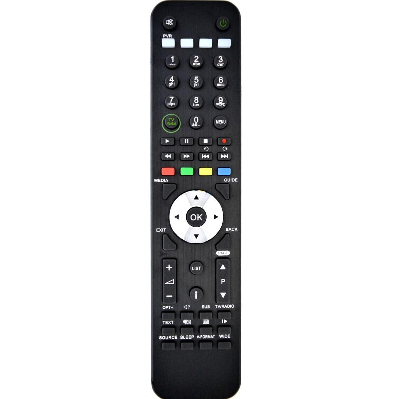 Replacement Remote Control for Humax For FOXSATHDR320 , FOXSATHDR500
