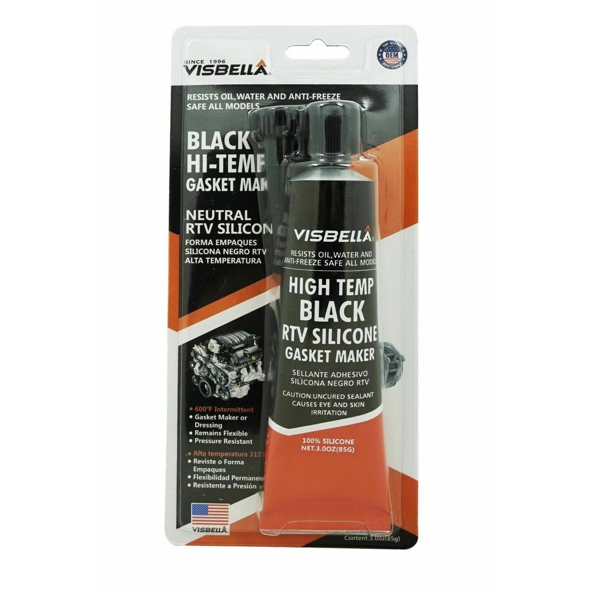 Oven Door Glass Repair High Temperature Black Silicone Glue for Cookers