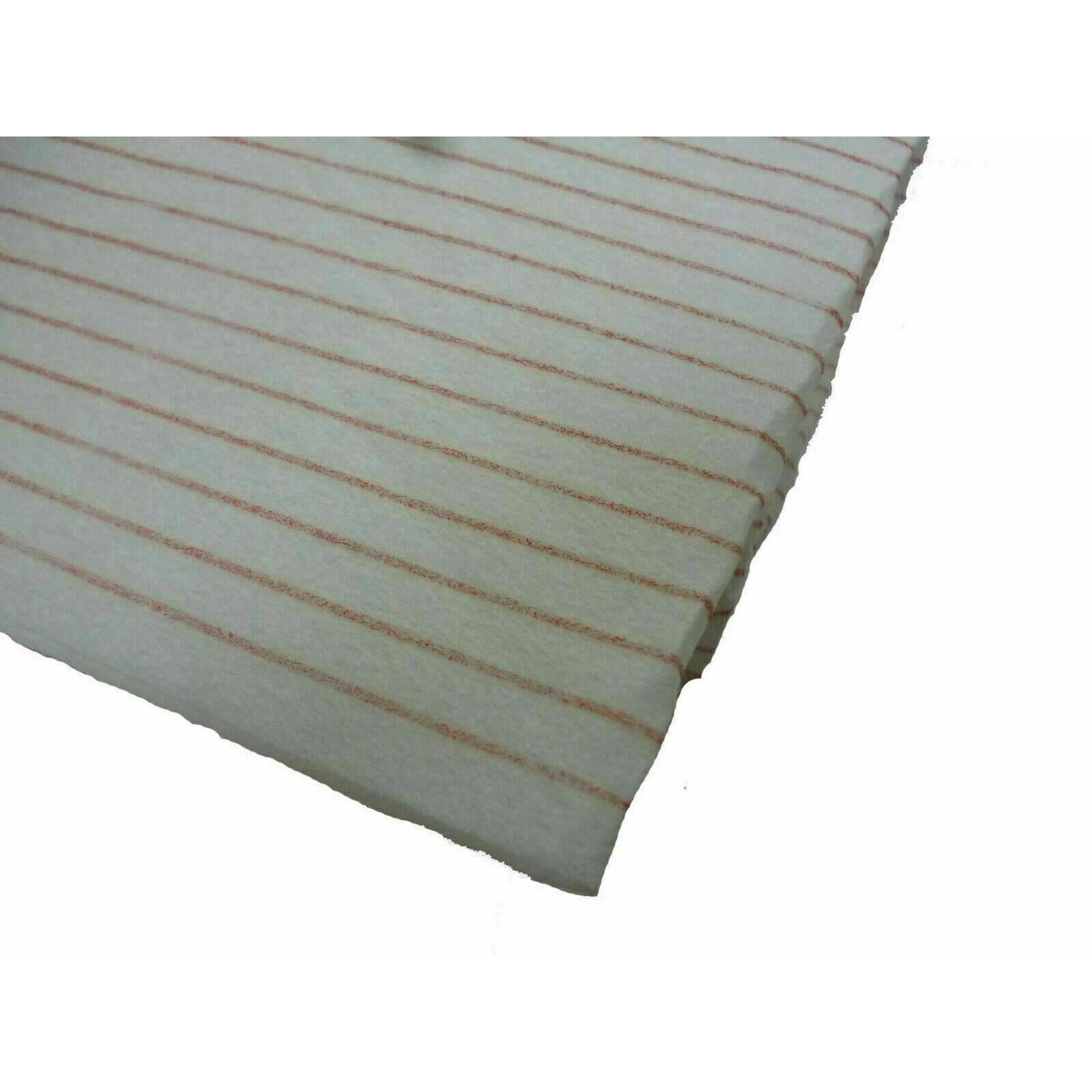 Universal Cooker Extractor Hood Grease Filter + Saturation Indicator sheet paper