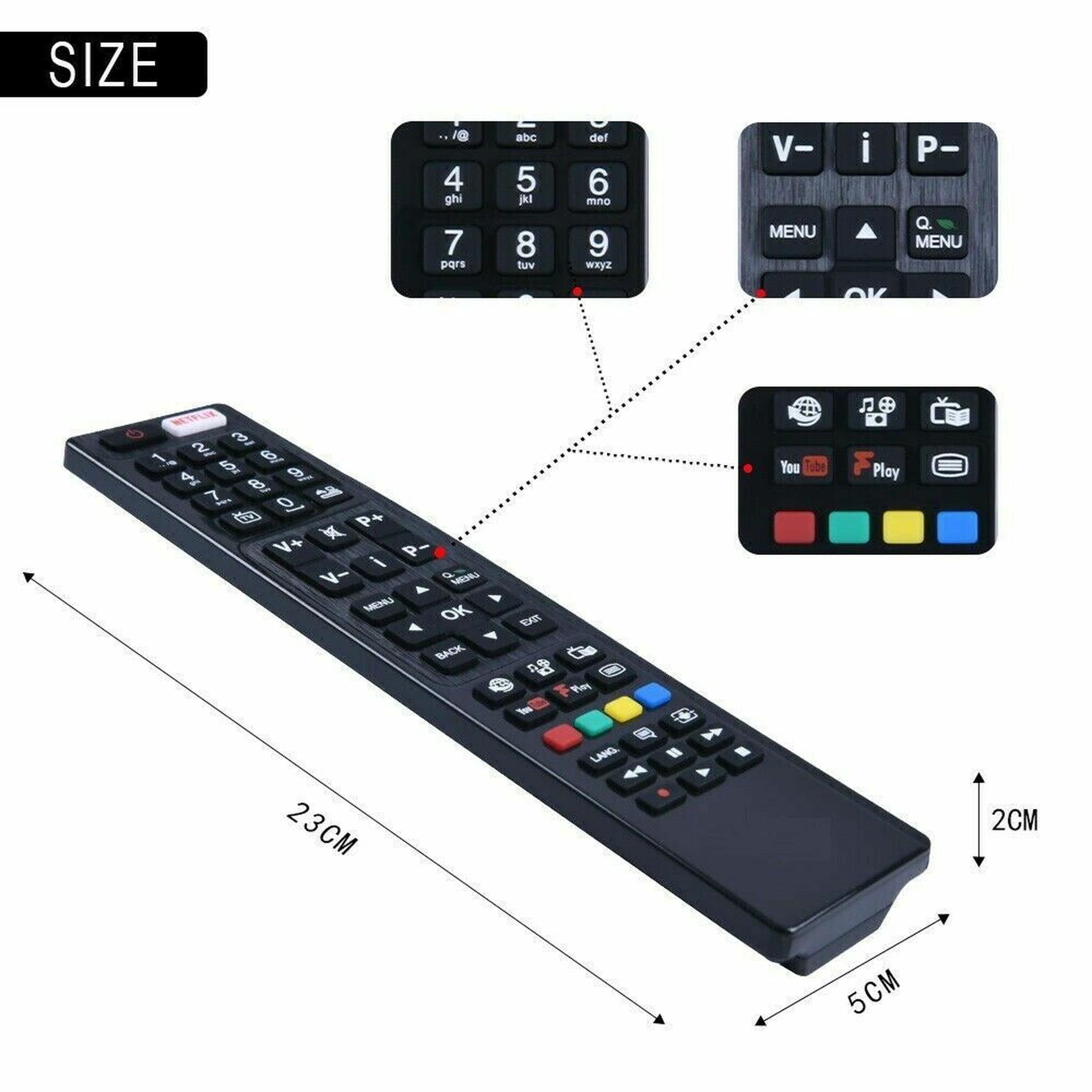 Original Genuine New Smart TV Remote For POLAROID RC4848F