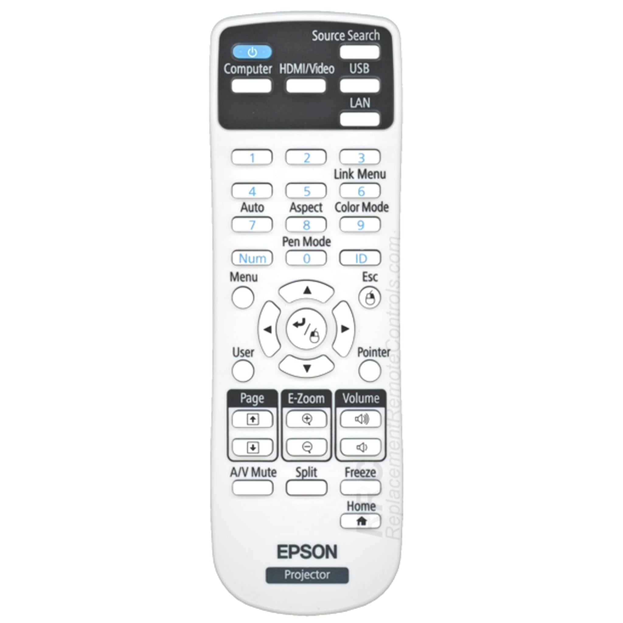 Genuine Remote control for Epson PowerLite 84 84+ 85 85+ 825 825+ Projector