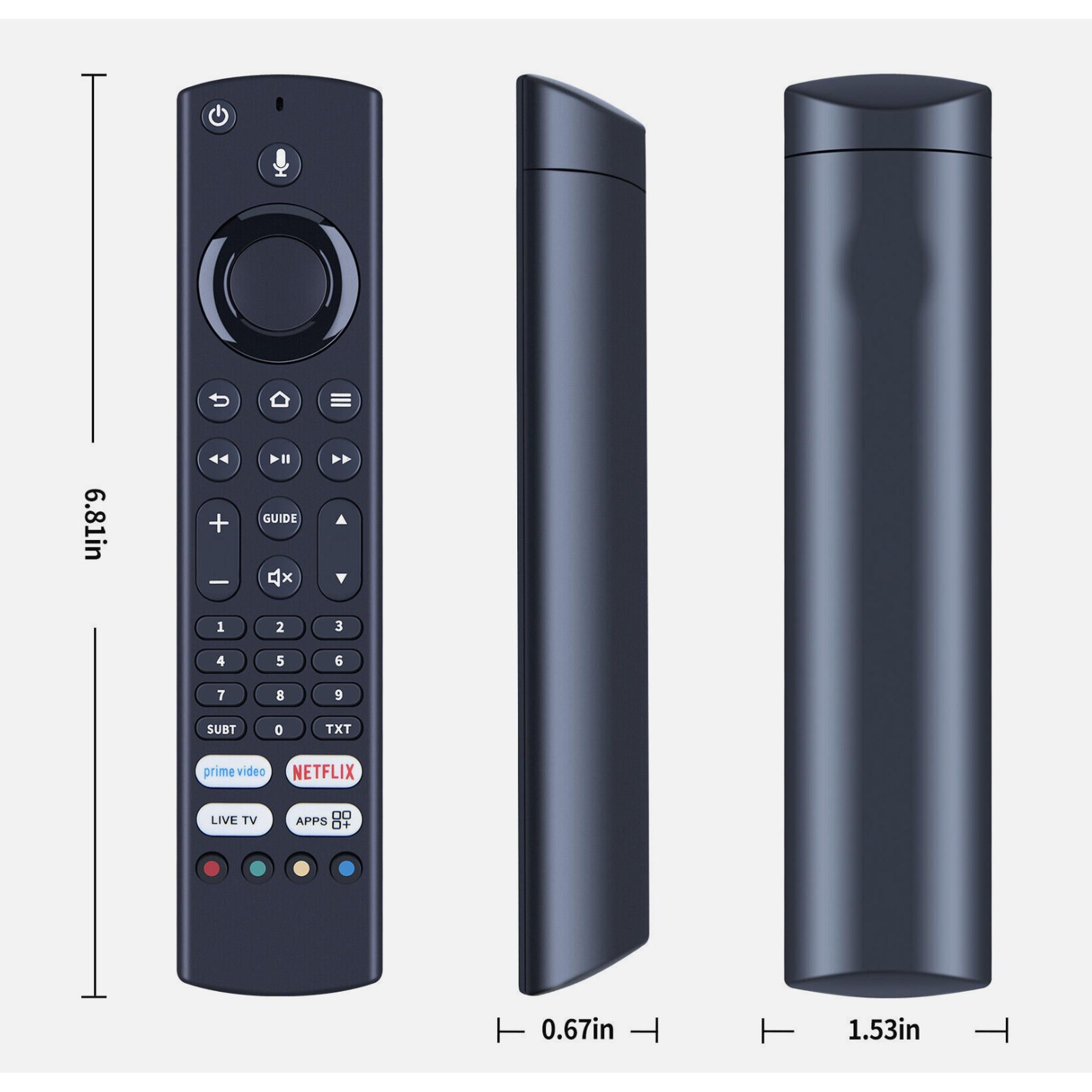 New RM-C3253 Voice Remote Control For JVC Fire TV Edition Smart 4K HDR LED TV