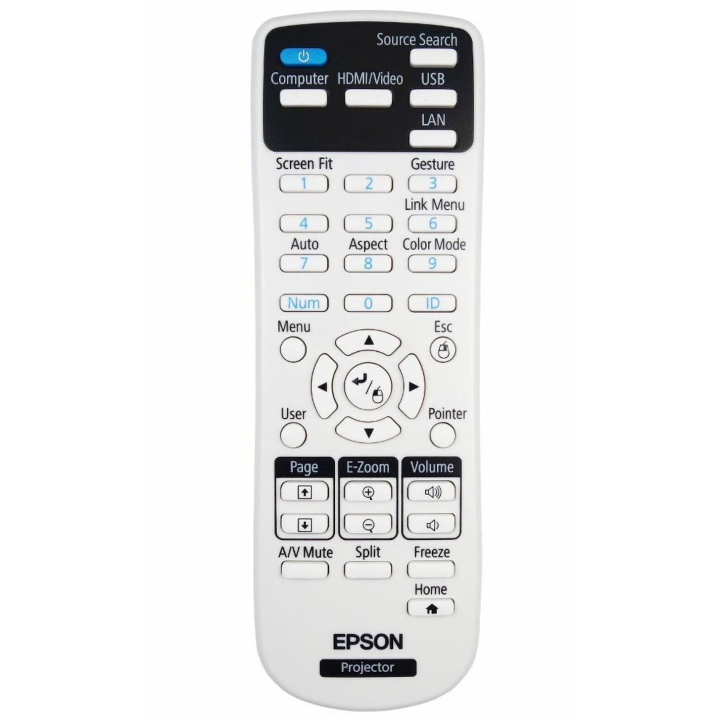 Genuine 217702300 / 2177023 Projector Remote Control for Epson