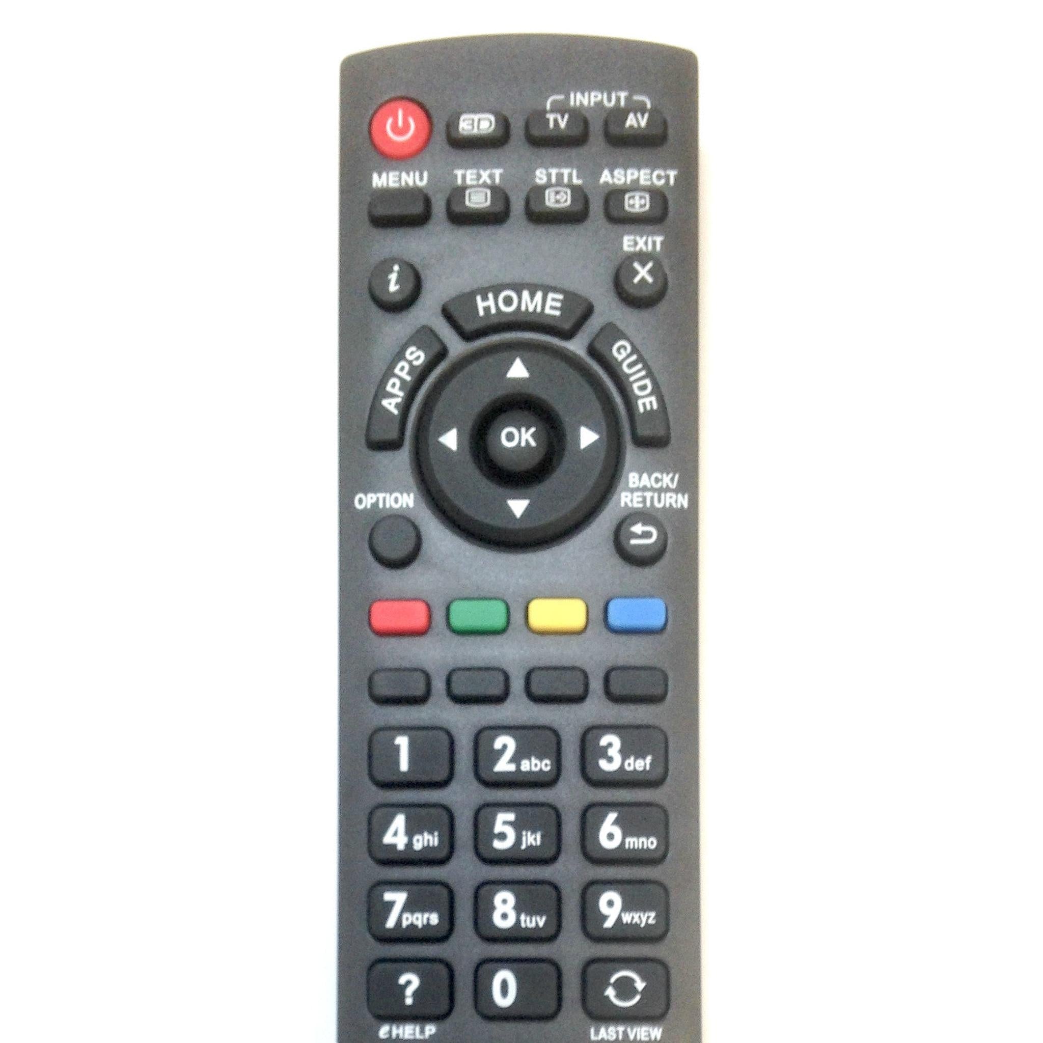 Replacement Remote Control for Panasonic TX-L42ET60B TX-L47ET60B TX-L50ET60B TV