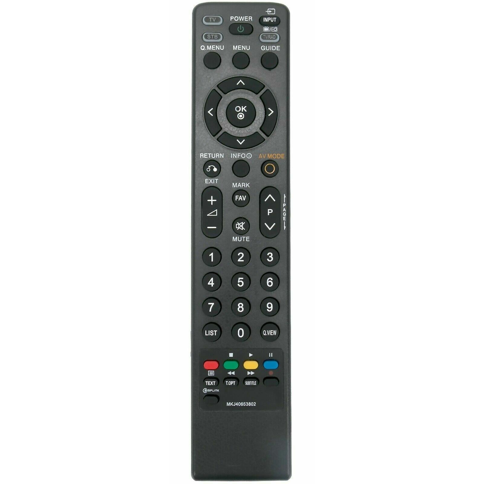 Remote Control MKJ40653802 for LG 19LG3050 22LG3050 26LG3050 32LG2000 42LG30 UK