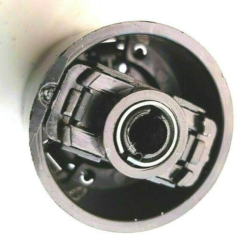 1 X Oven Control Knob Black & Silver GENUINE PART for BEKO BXIF35300X