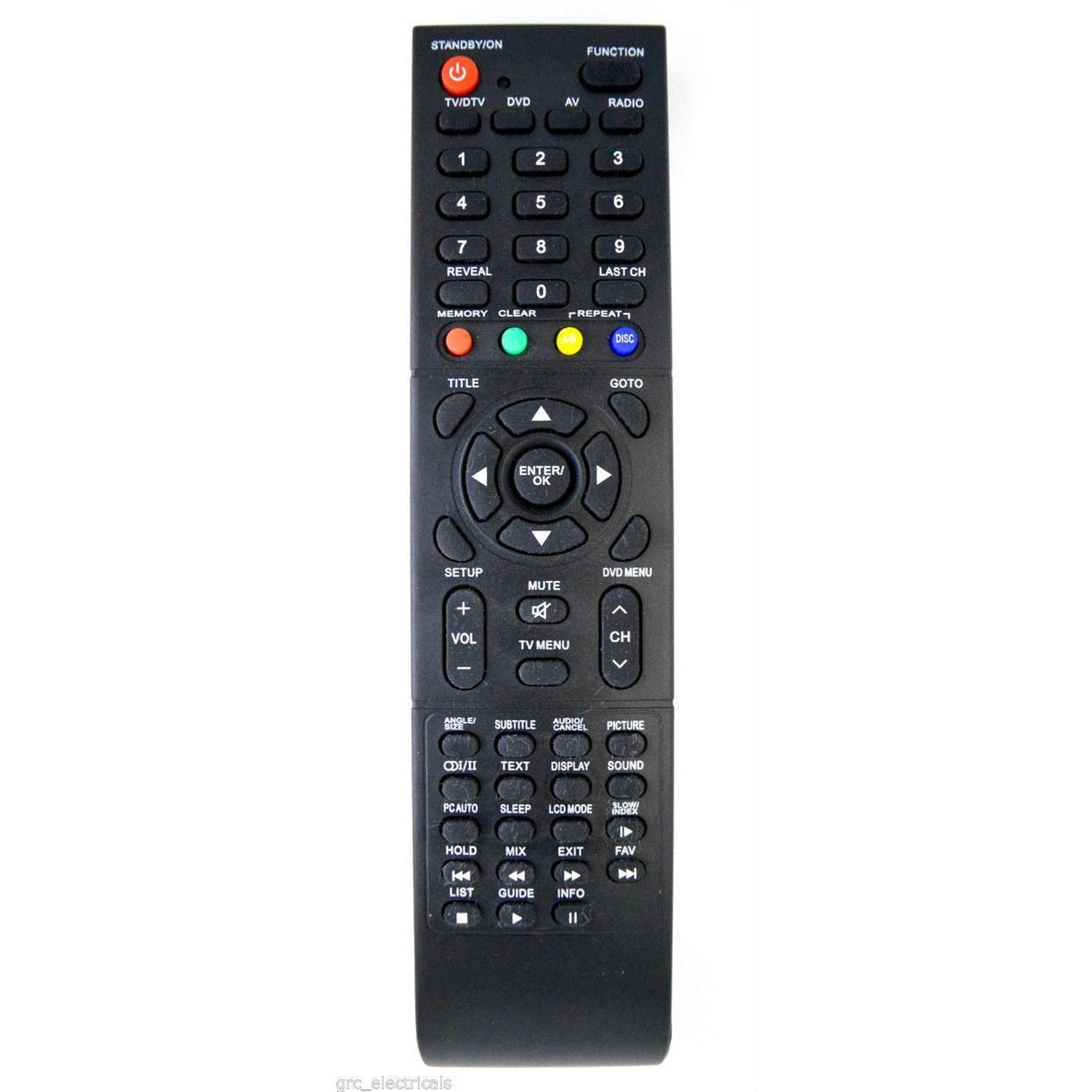 NEW TV Remote Control For BUSH Models - BTDV31217S2, BTVD91186B