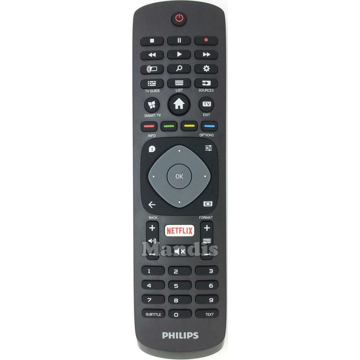 Remote Control Original for Philips UHD 4K Smart TV 43PUS6753/12