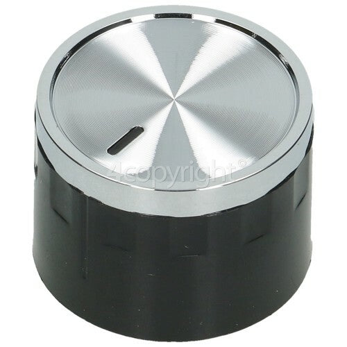 1 X Oven Control Knob Black & Silver GENUINE PART for BEKO BXIF35300X