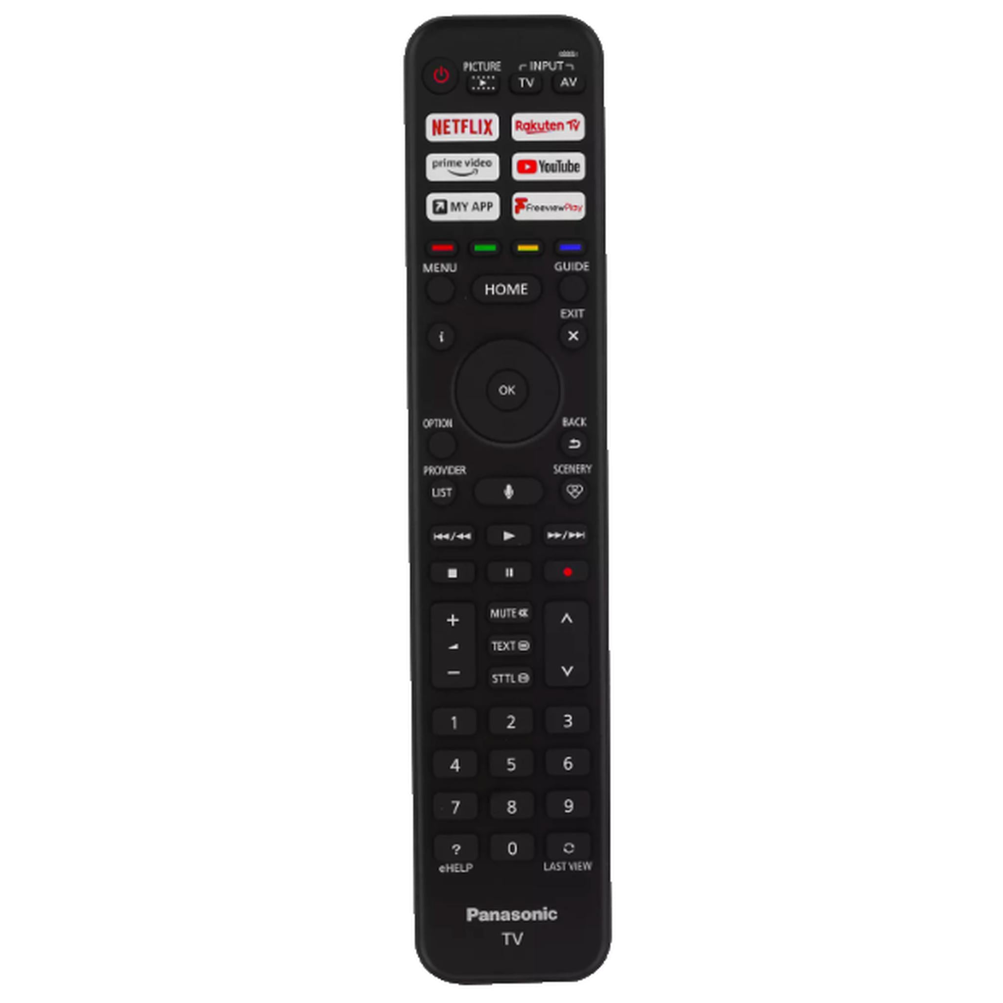 Original Panasonic N2QBYA000045 Remote Control for 4K UHD HDR LED Freeview TV