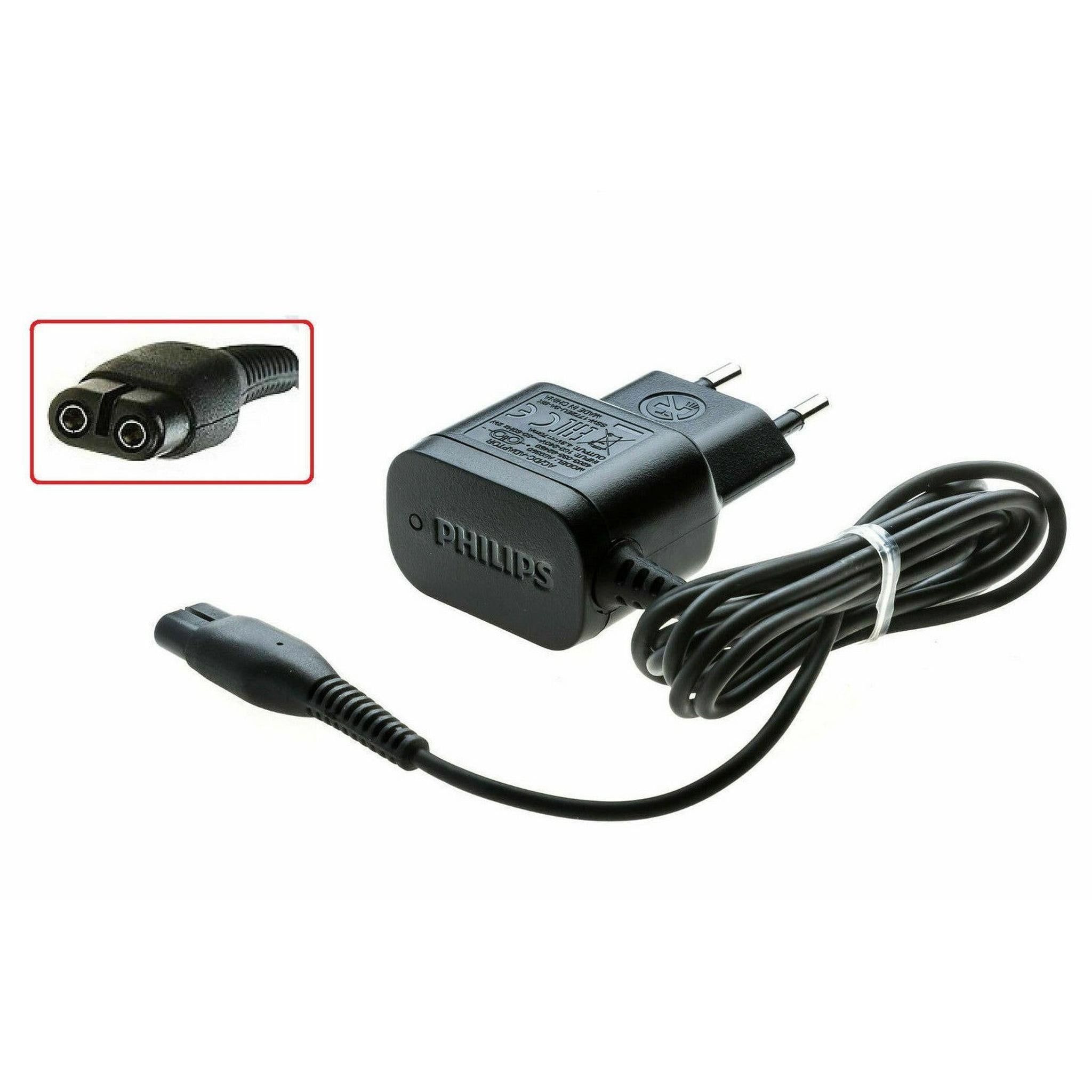 Genuine Shaver Power Lead Charger Cable Cord For Philips One Blade QP2520