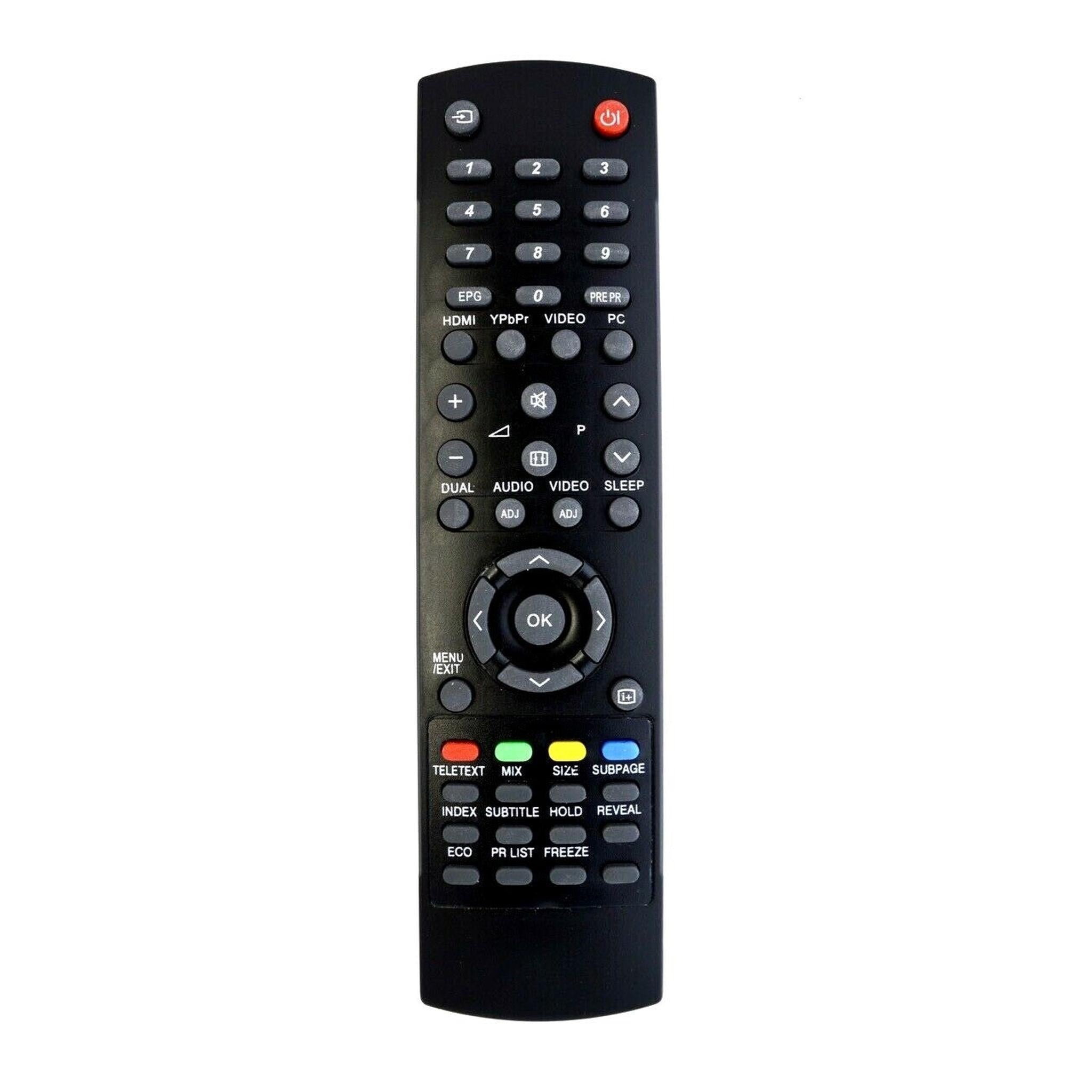 Replacement Remote control for Bush A626, A632, A632N, A637F, A642F, A647F