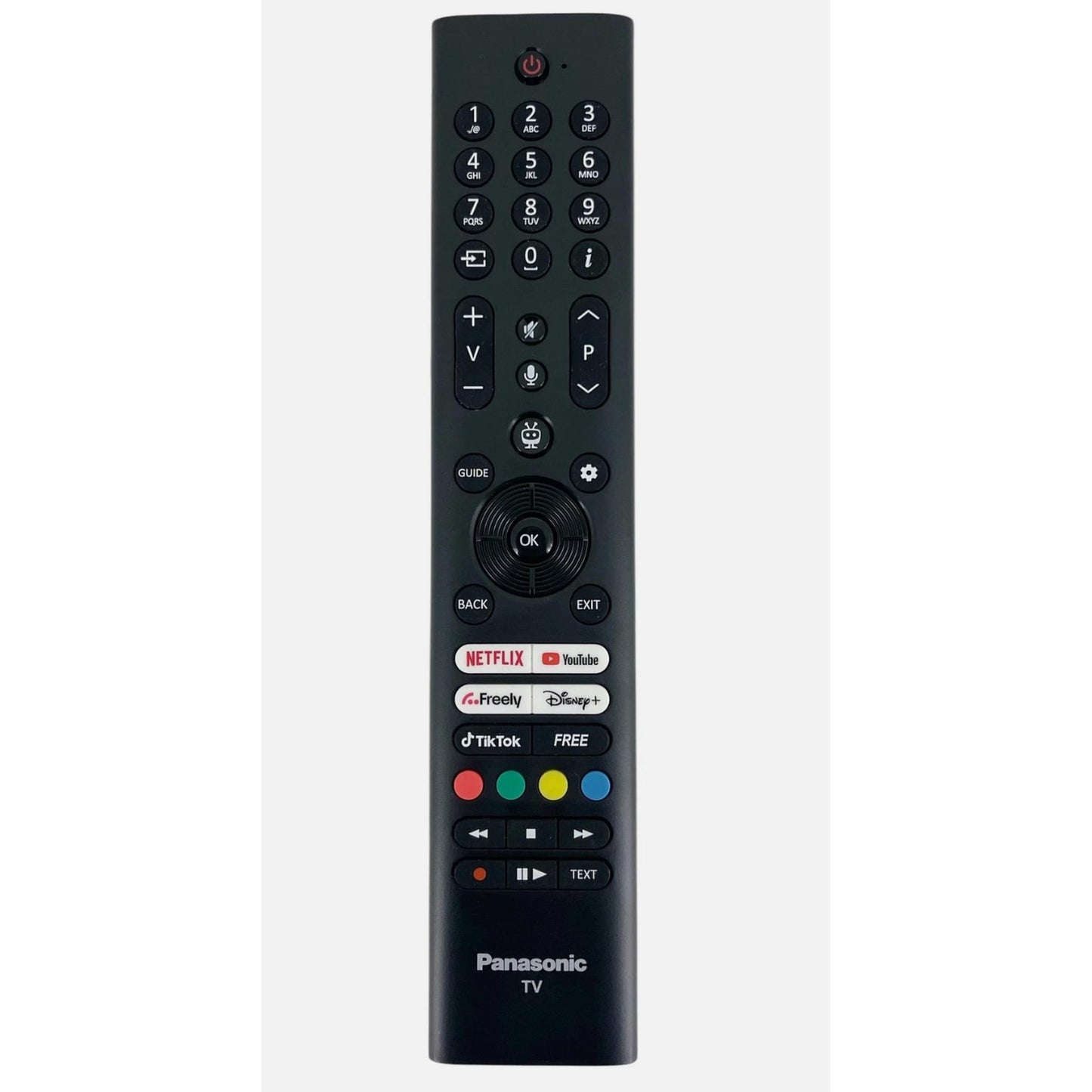 Genuine Voice TV Remote Control for PanasonicTB-43W60AEY 4K Ultra HD LED