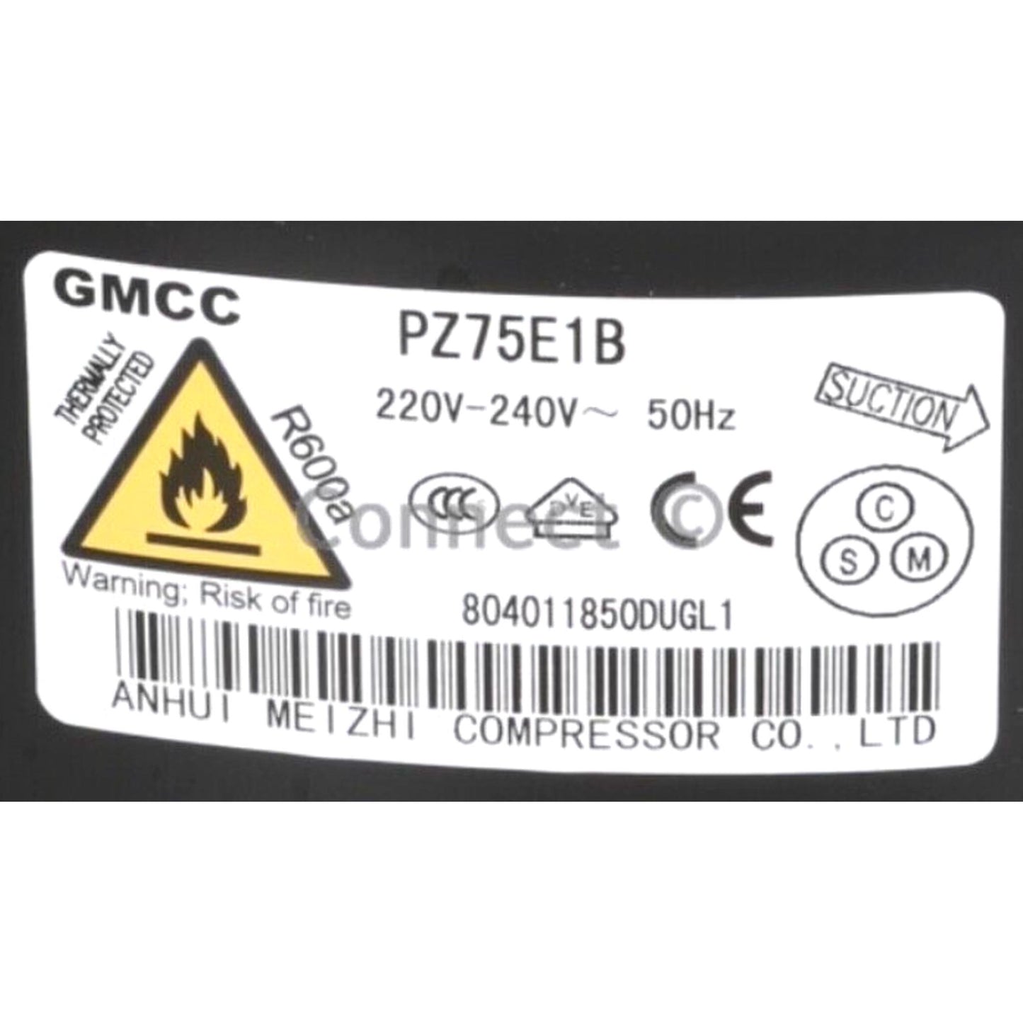 Fridge Freezer Compressor 220-240V, for Beko PZ75E1B, 4913131200