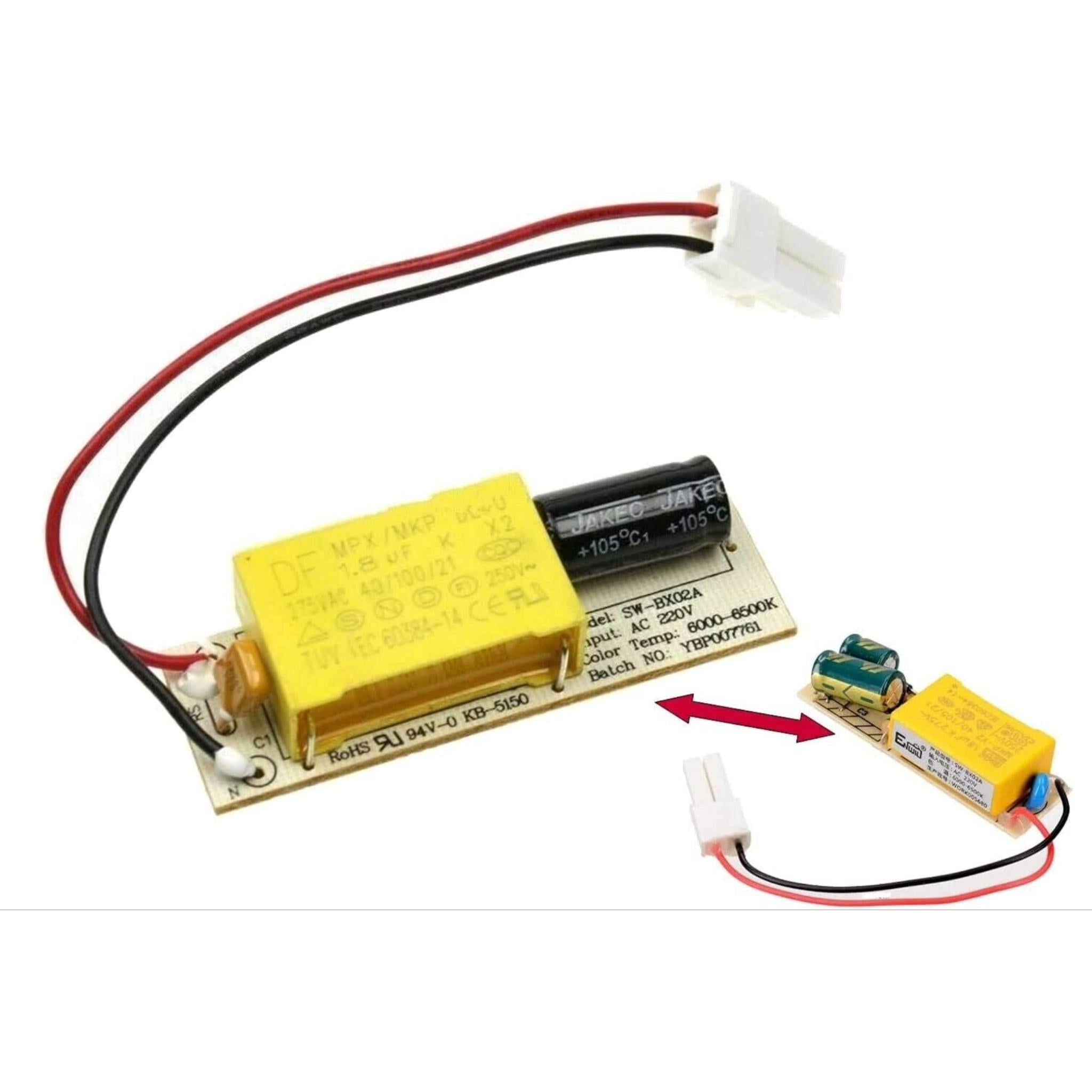 GENUINE BAUMATIC ROSIERES FRIDGE FREEZER LED LIGHT CIRCUIT PLATE PCB 41041487