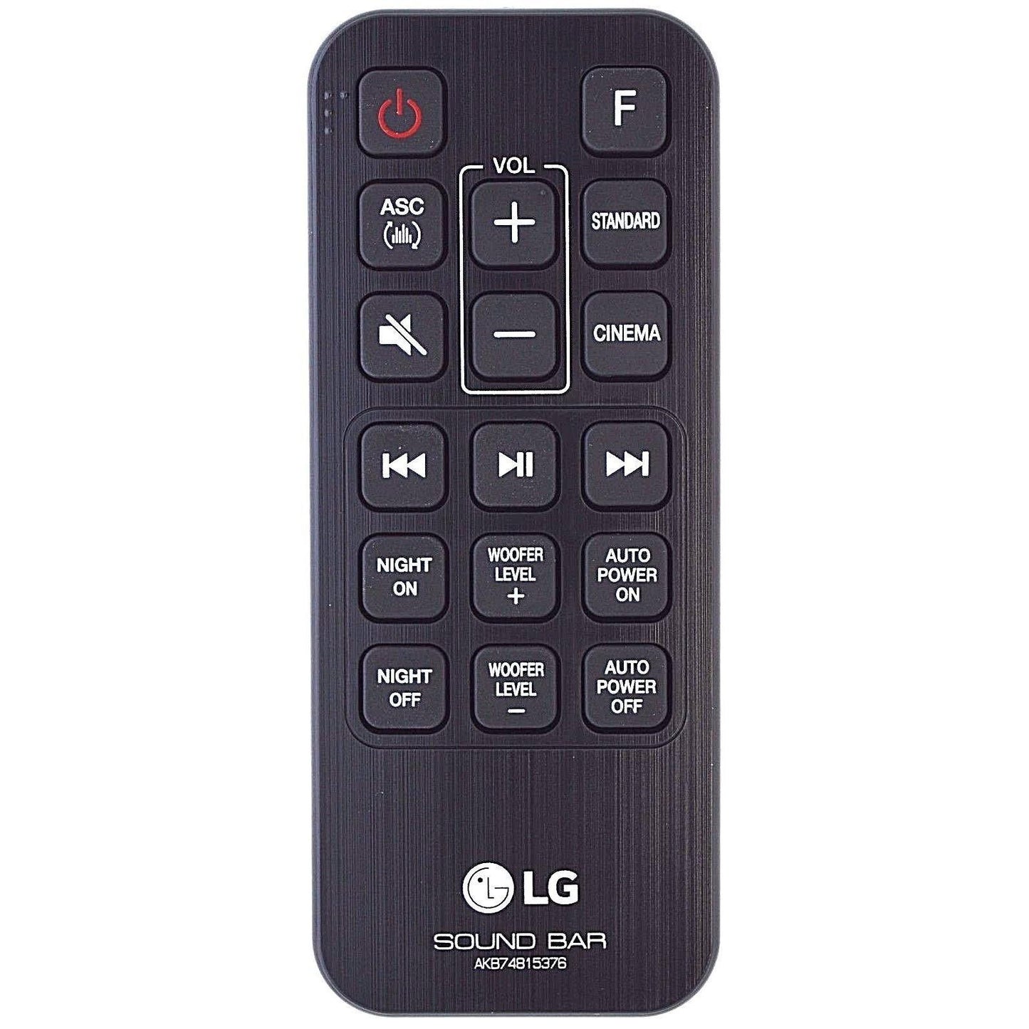 Genuine AKB74815376 Remote Control for LG SJ3 2.1 Ch Sound Bar Sub Woofer