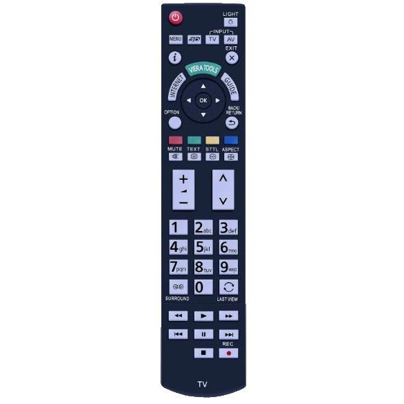 New Remote Control For Panasonic TV Replaces Discontinued N2QAYB000504