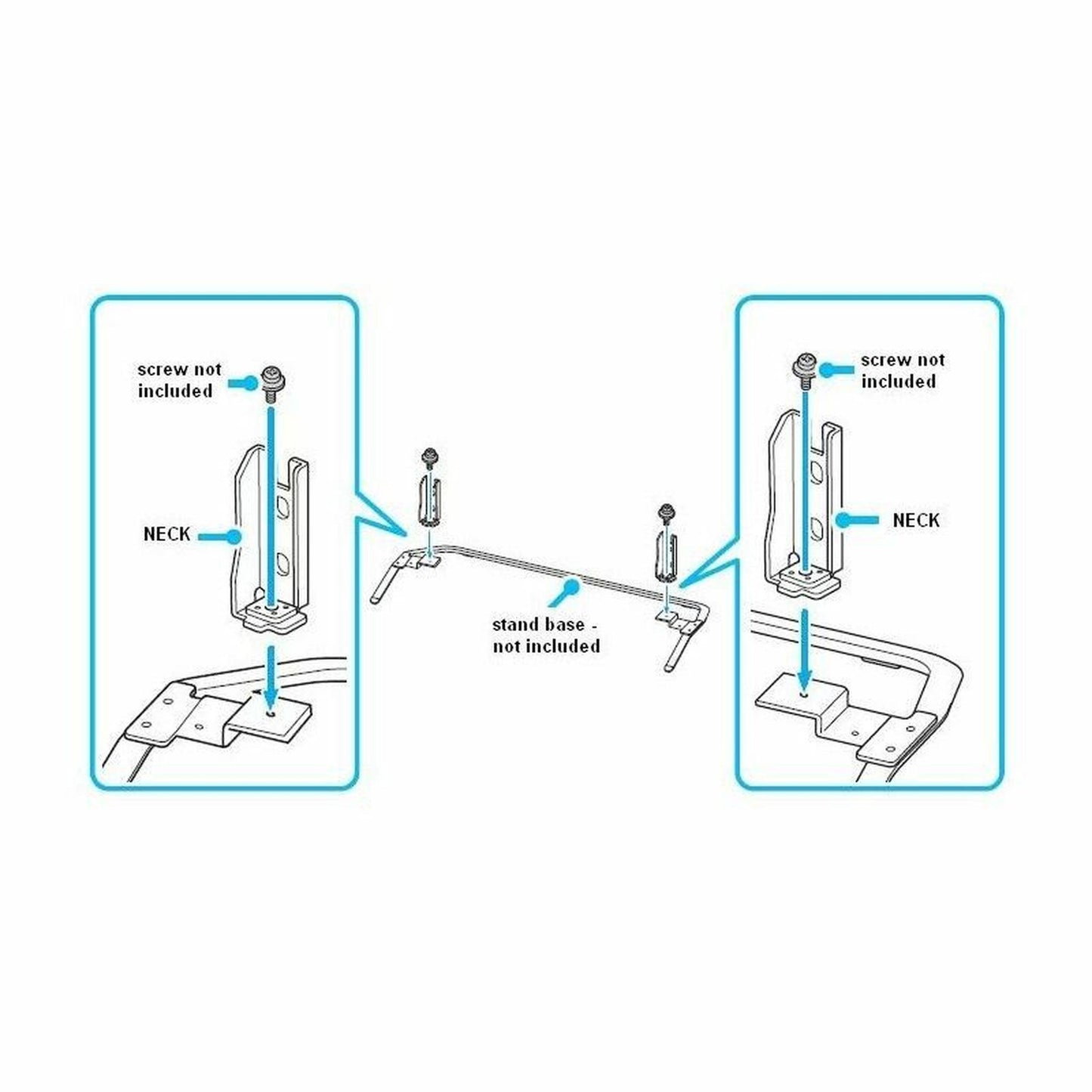 New Genuine Stand Neck For Sony TV XBR-55X700D XBR-49X700D XBR-55X705D