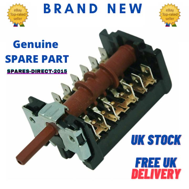 Genuine Howden Lamona Oven Function Selector Switch 263900055