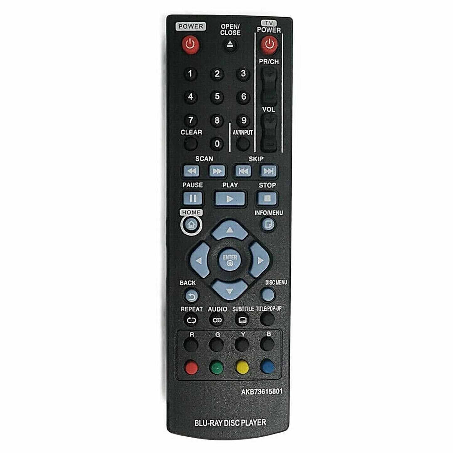 Remote Control AKB73615801 for LG Blu-ray Player BP630 BP640 BP320N BP645 BP125