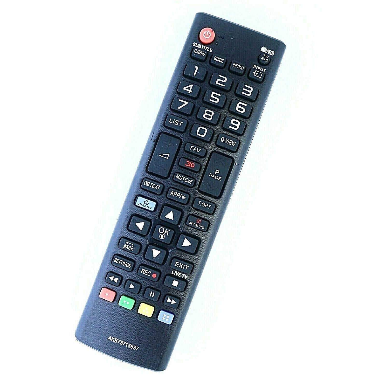 UNIVERSAL Replacement Remote Control for LG TV,S With Features 3D SMART MY APPS