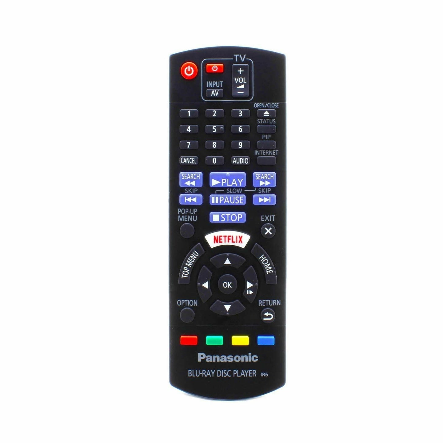 Genuine N2QAYB001029 Blu-ray Remote For Panasonic DMP-BDT83 DMP-BDT165 DMP-BDT166