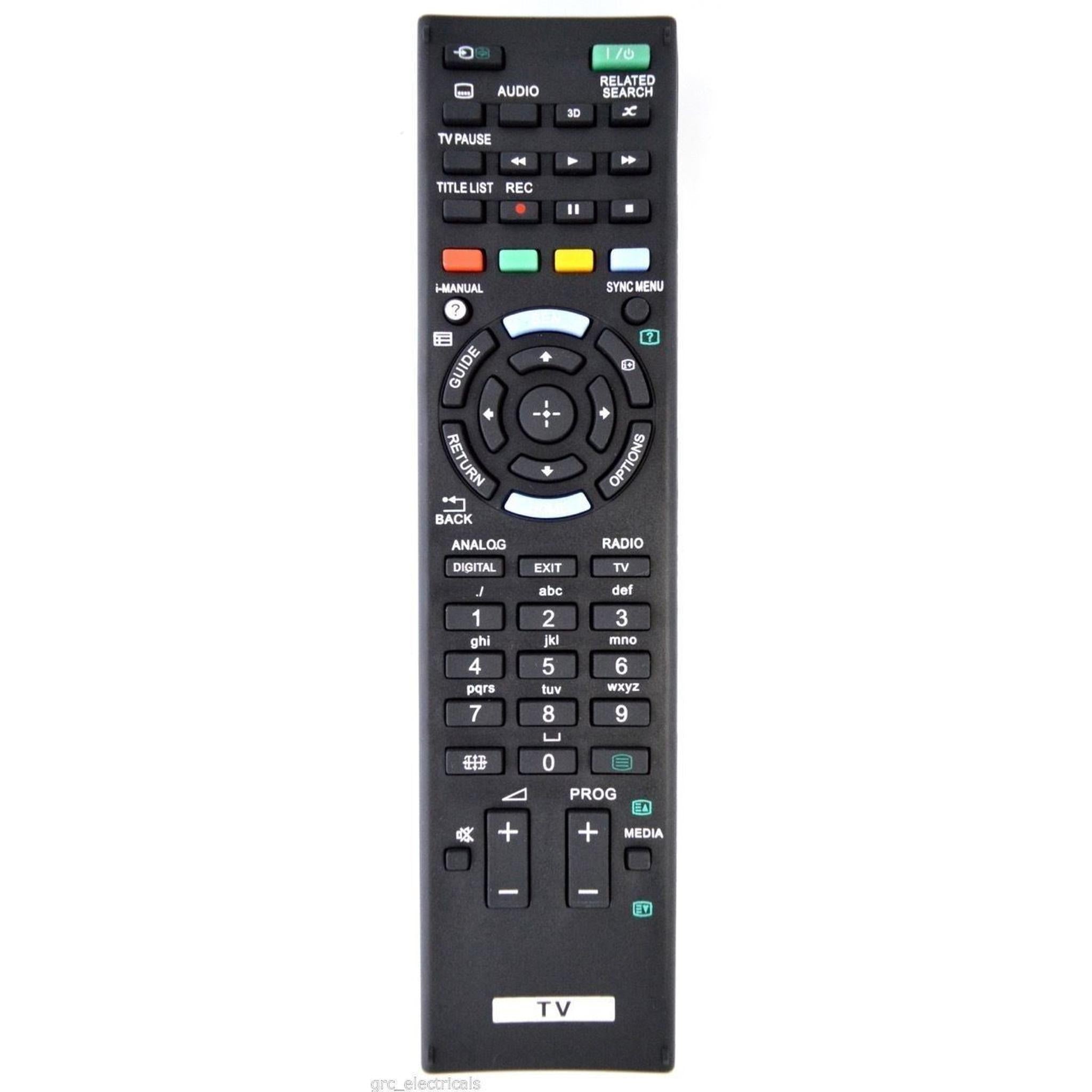 Remote Control Replacement for SONY TV RM-ED050 RM-ED052 RM-ED053 RM-ED060 Black