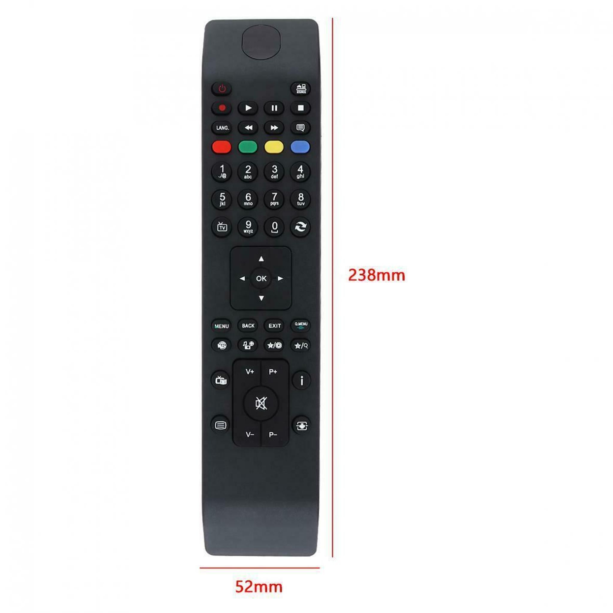 New RC4800 TV Remote Control for Bush DLED32165HD & Celcus DLED40125FHD