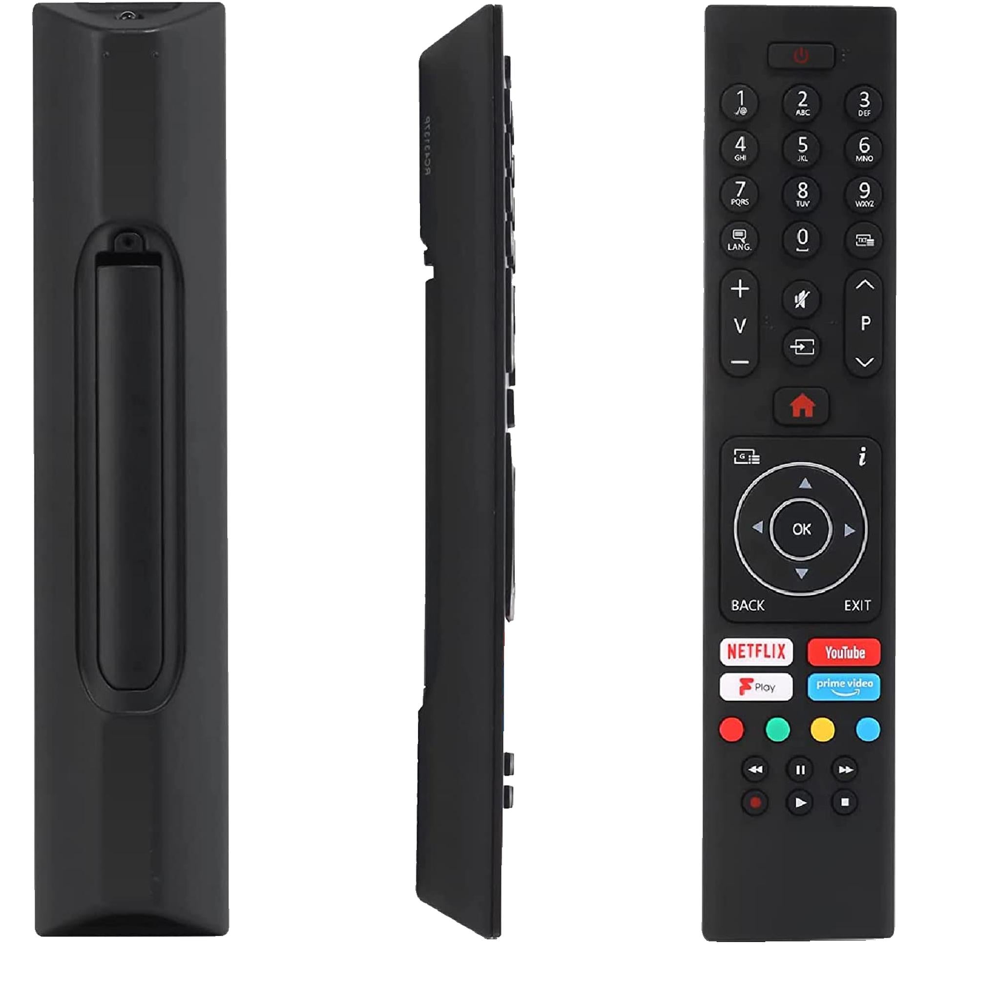 REMOTE FOR LUXOR SMART TV MODEL: LUX0124001/01. LUXC0132004/01. LUX0139003/01