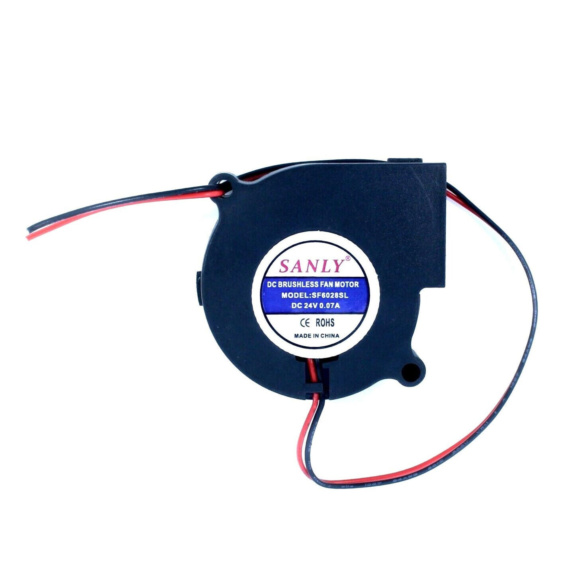 DIMPLEX Electric Fire DC Fan Motor Unit SF6028SL 24V 0.07A Fits CAS1000 / CAS500