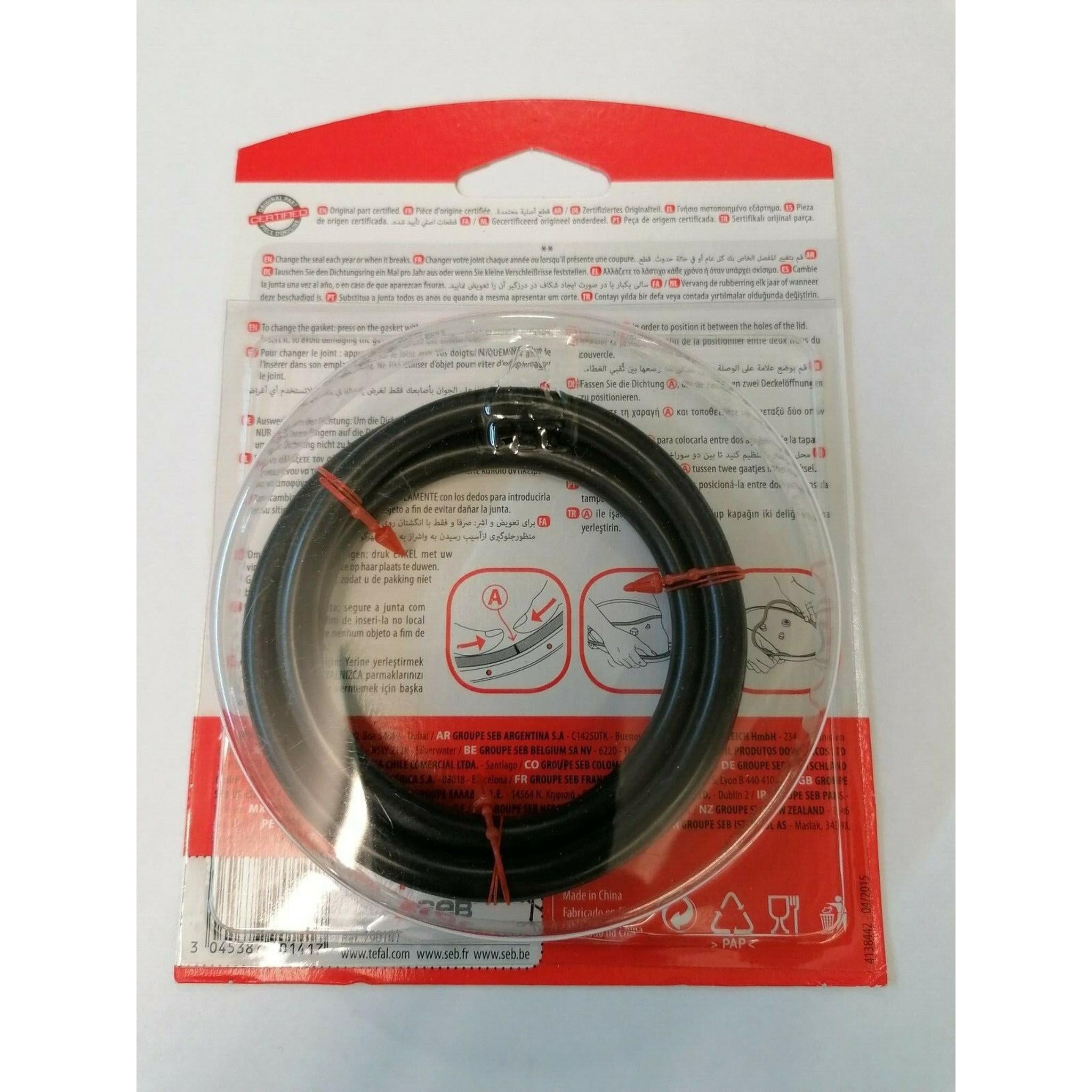 Genuine Tefal Seb Cocotte-Minute Pressure Cooker Sealing Ring Rubber