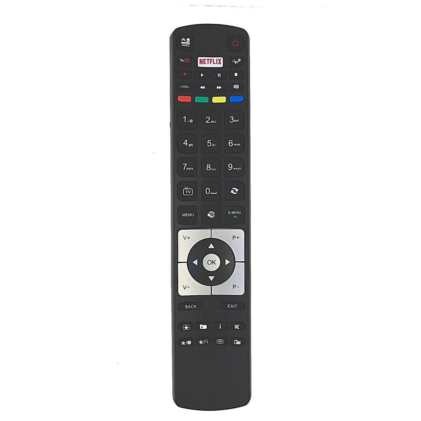 New SMART TV REMOTE CONTROL RM-C3173 for JVC Models LT-39C740 LT-50C740