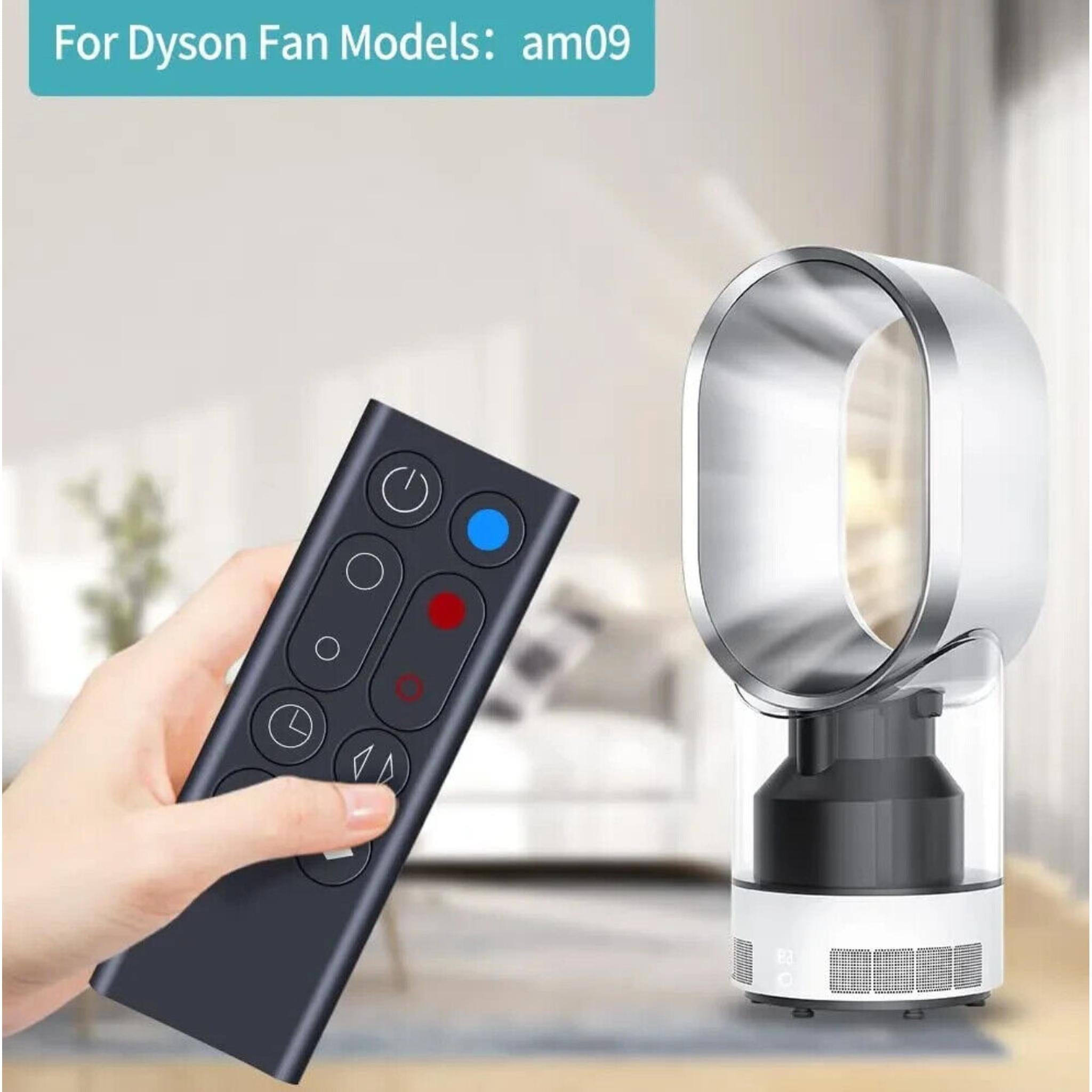 Remote Control for Dyson AM09 966538-04 Hot+Cool Fan Heater + Batt