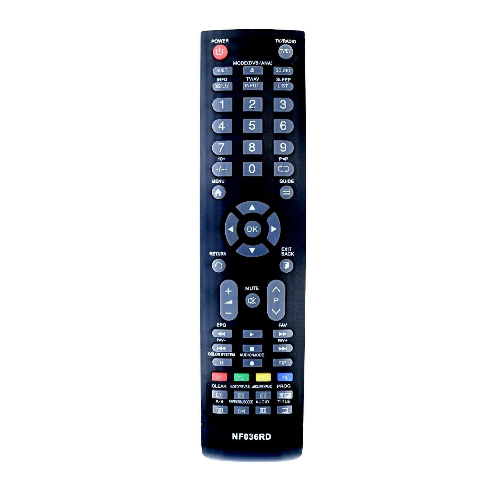 Remote Control NF036RD Replacement for Funai NF021RD NF028RD NF031RD