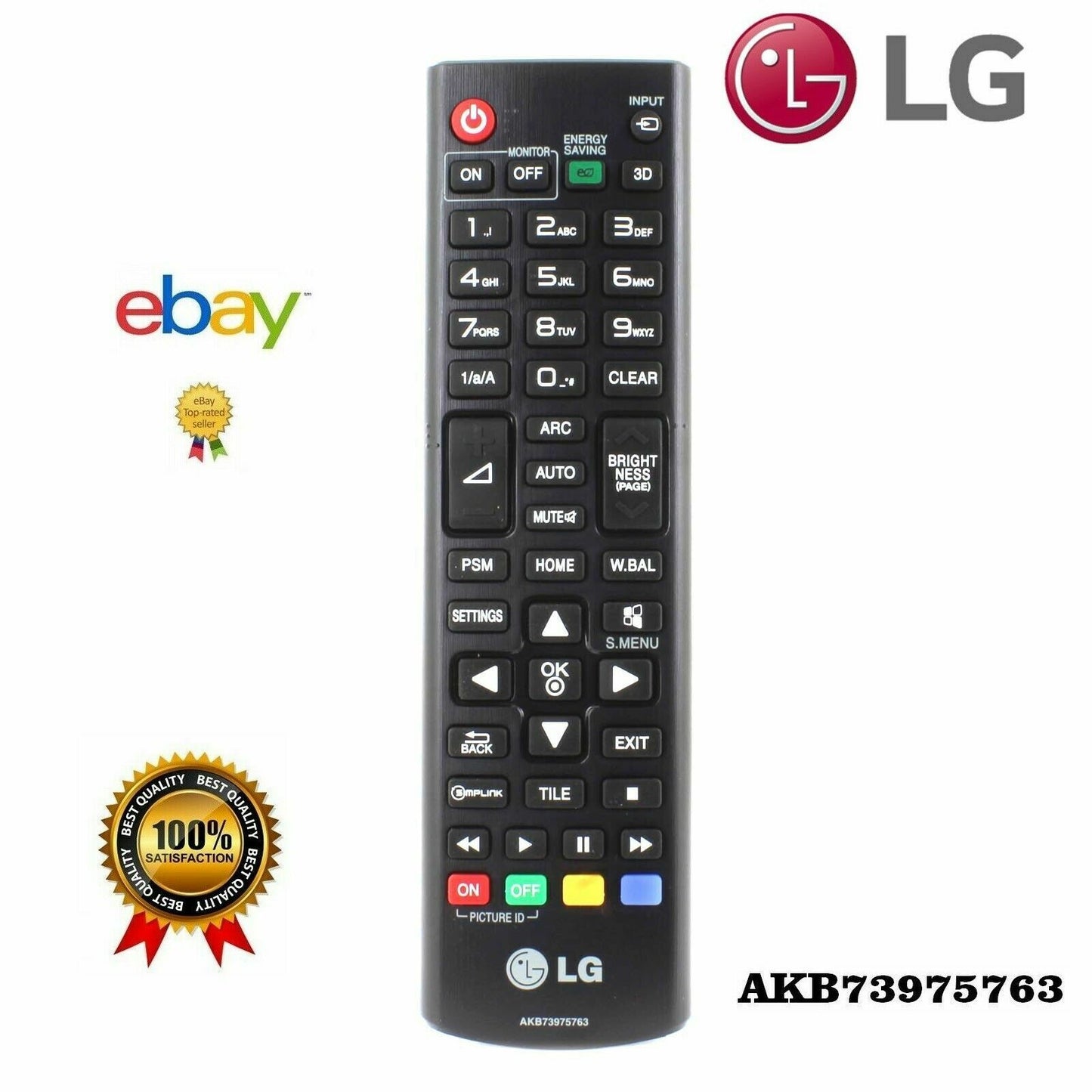ORIGINAL AKB73975763 TV Remote Control for LG 42LS53A, 42LS55A, 42LS73B, 42LS73B