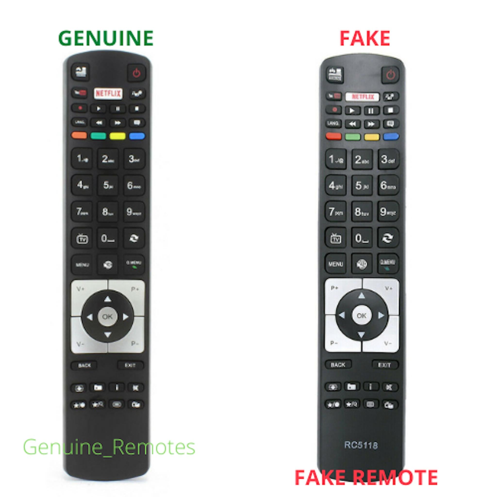 New Genuine RC5118 Tv Remote Control for Hitachi Television Model = 42HZC663D