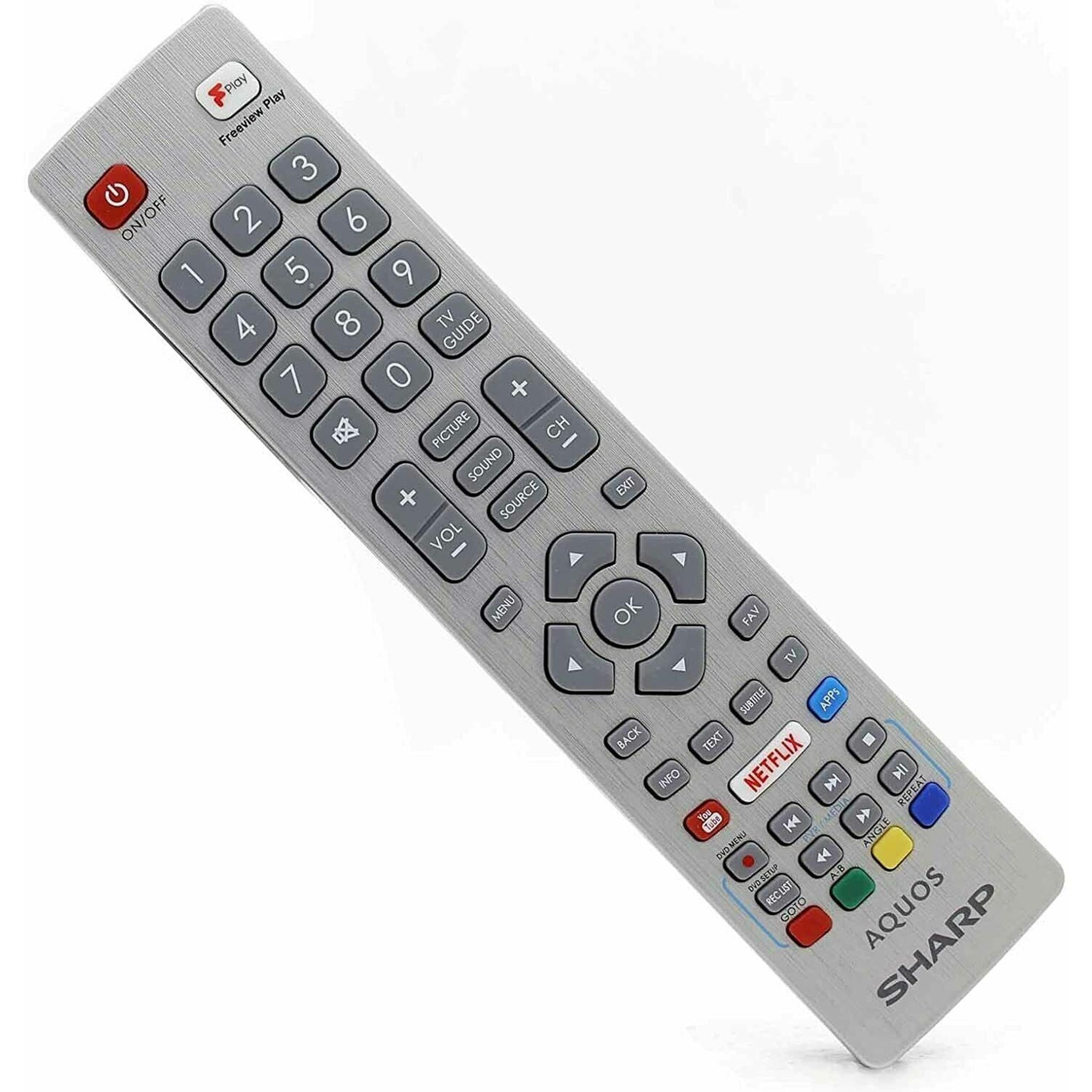 GENUINE REMOTE FOR Sharp LC-40UI7252K LC-40UI7352K LC-40UI7452K LC-40UI7552K TVs