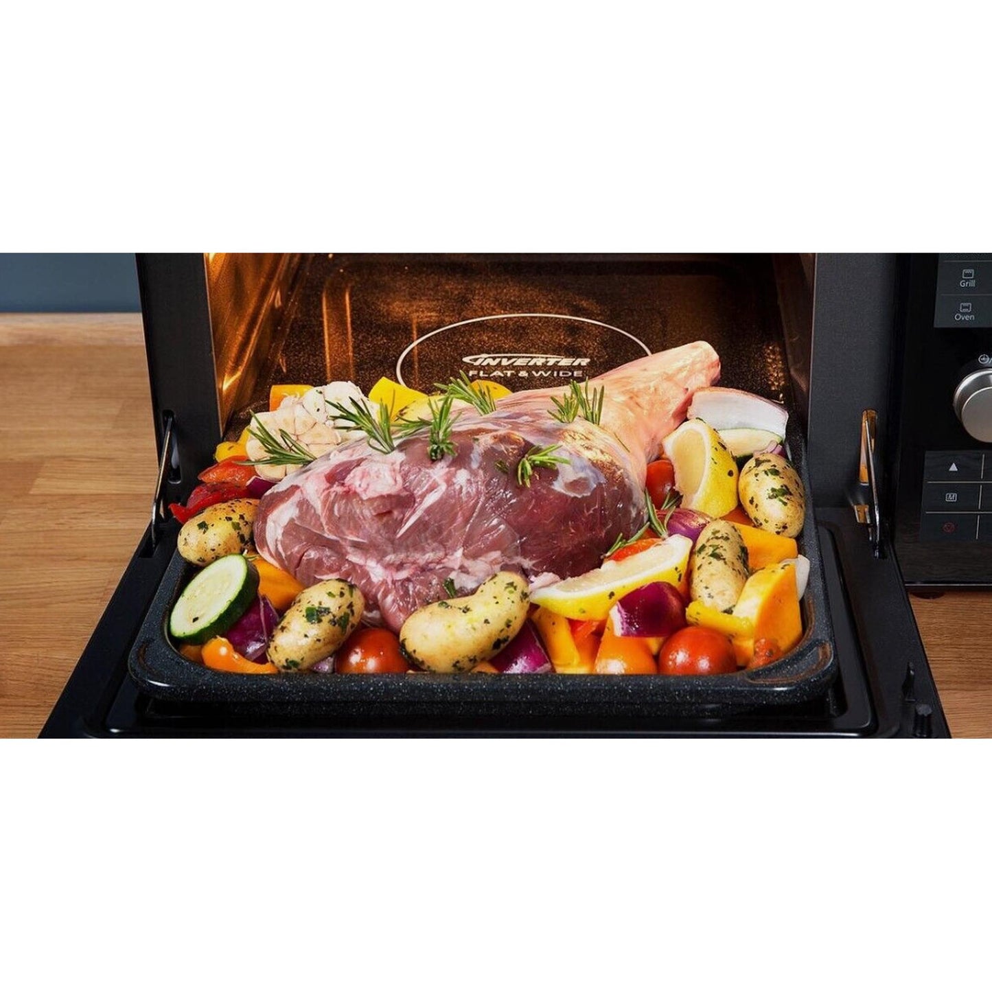 New Genuine Microwave Combination Enamel Shelf Tray For Panasonic NN-DF383B