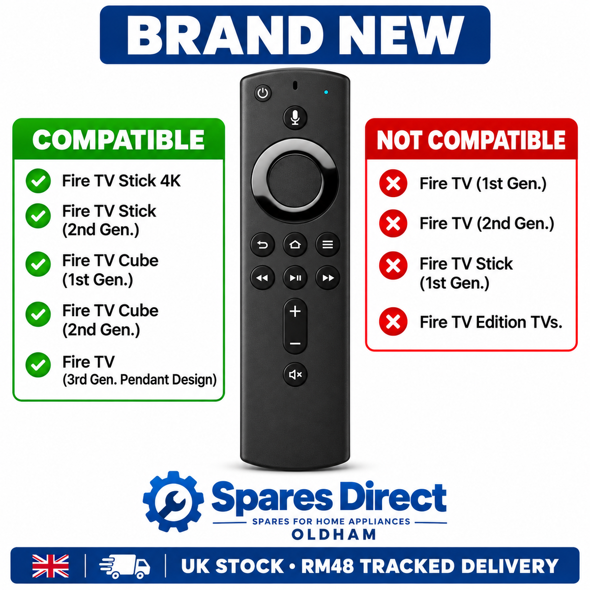 Voice Remote for Amazon Fire TV Stick,TV Cube LY73PR E9L29Y LDC9WZ EX69VW A78V3N