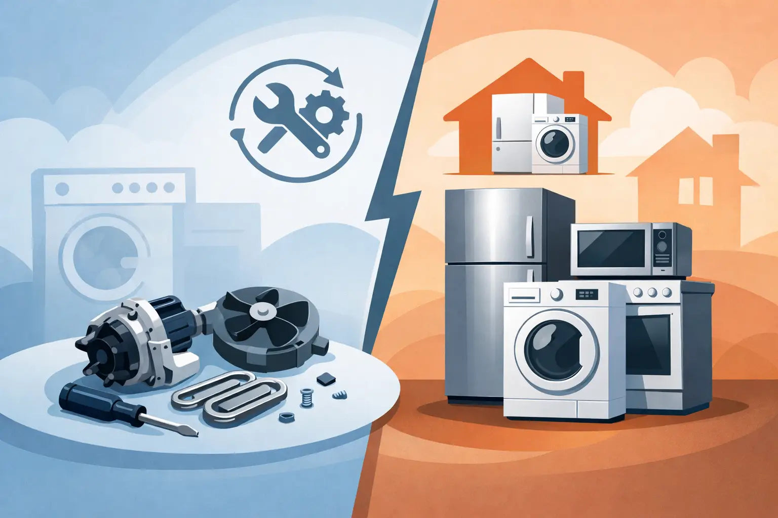 Should You Buy a New Appliance Part or Replace It?