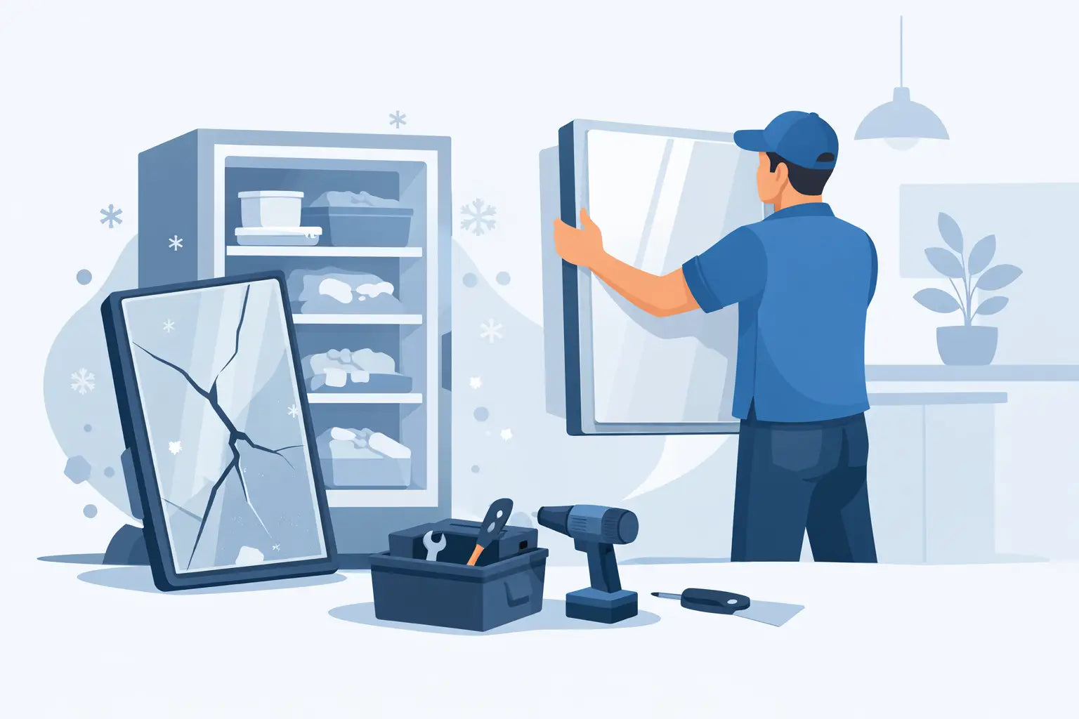 Guide to Replacing Broken Freezer Fronts
