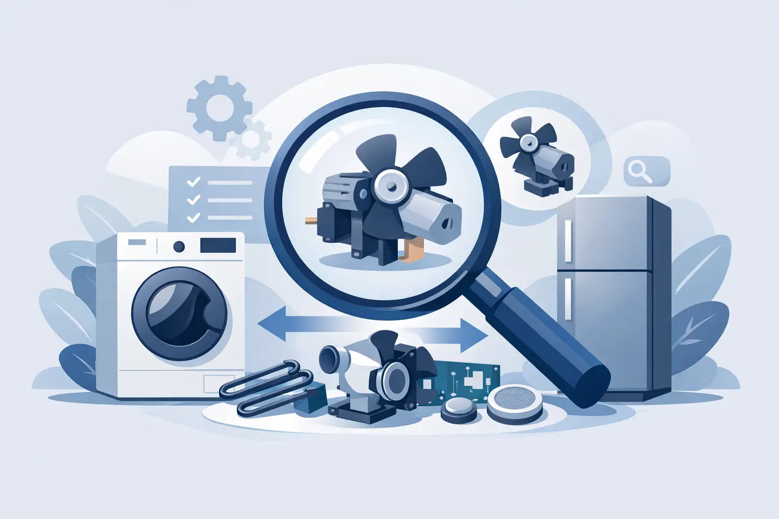 How to Match Appliance Spare Parts Fast