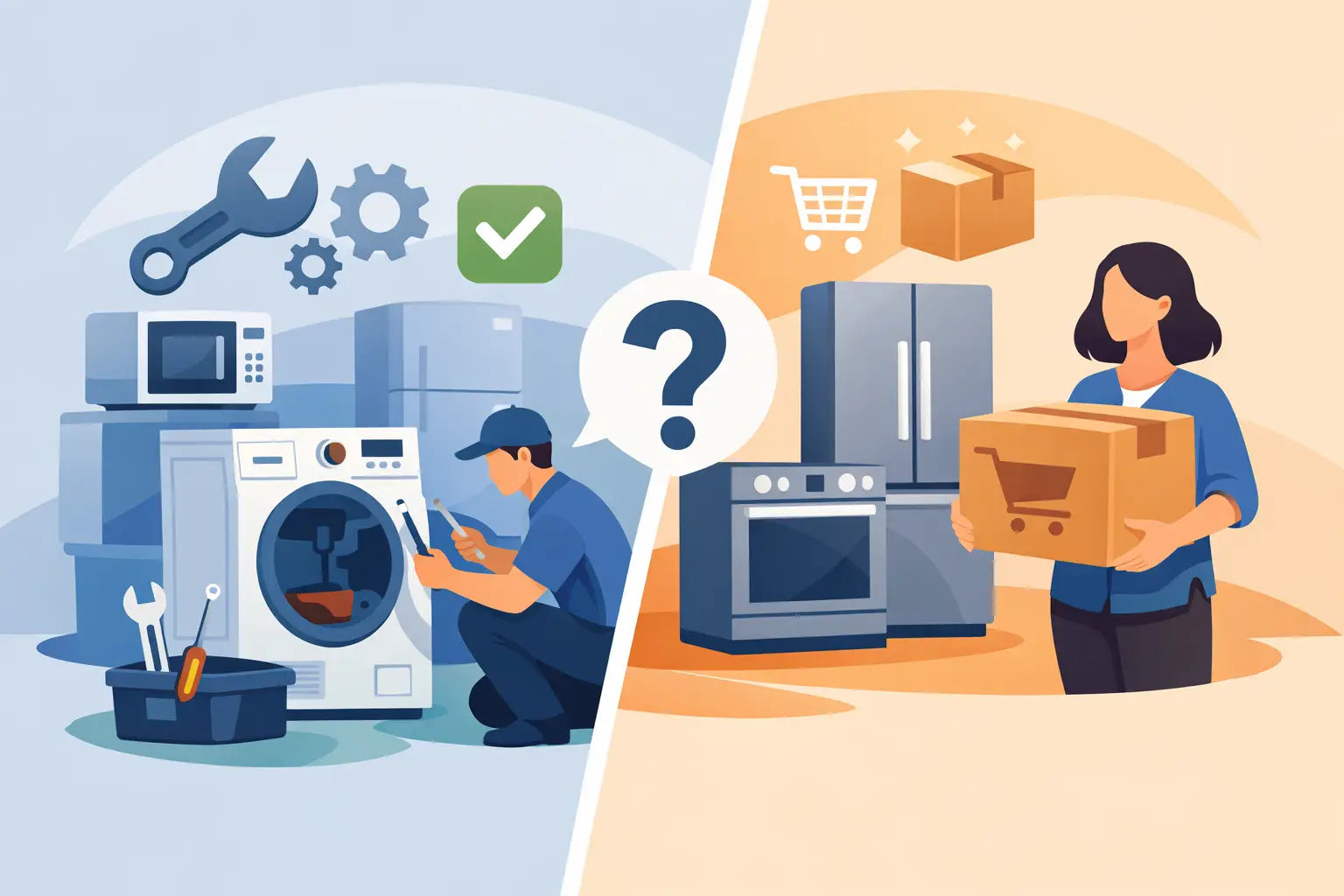 When to Repair Appliance Instead of Replace