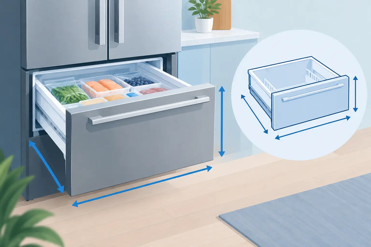 Understanding Freezer Drawer Measurements